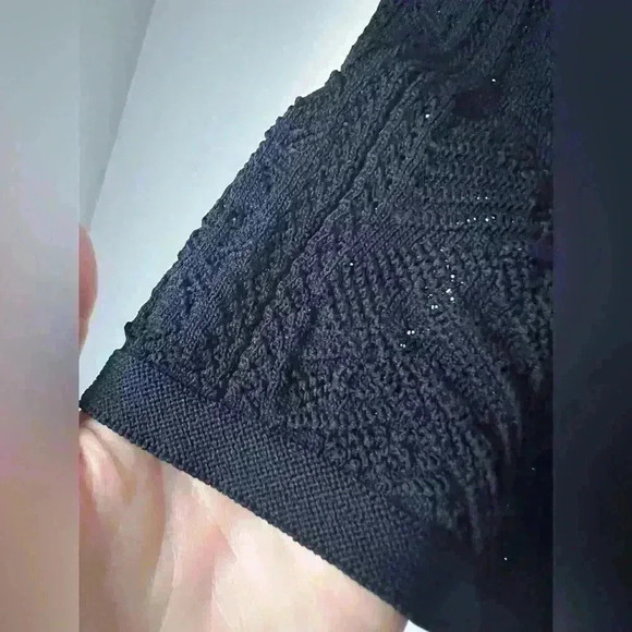 Witchery Women’s Navy Blue Garden Girl Preppy Prep Sheer Puff Sleeve Top Small - Picture 14 of 14